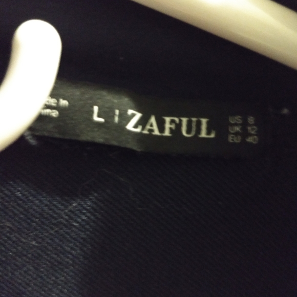 Red white blue pullover jacket, lightweight breezy - Picture 4 of 6